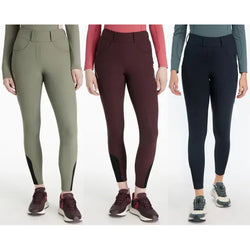 LeMieux Amy Brushed Breggings Ladies Pull On Winter Full Seat Breeches Joddings