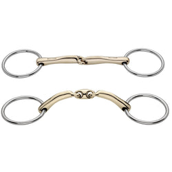 Sprenger Novocontact Single/Double Joint Snaffle Bit Sensogan 115-135 12mm 40454