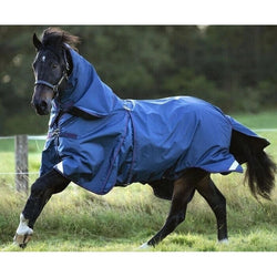 Horseware Rambo Optimo Plus Turnout Lite Lightweight 0g Rug + 0g Hood 5'6'-7'3'