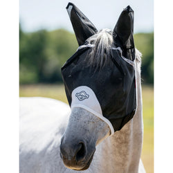 LeMieux 360 Vision Half Face Fly Mask Full Mesh Turnout Eyes and Ears Protection