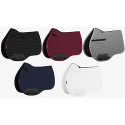 LeMieux Cotton GP Square Saddlecloth Bamboo Burgundy/Black/Grey/Navy/White