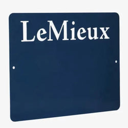 LeMieux Stable Name Plate Plaque Custom Weatherproof Yard Notice Board Navy