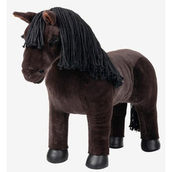 LeMieux Toy Pony Freya Bay Eventer Soft Kids Mini Play Horse Plushie Brown/Black