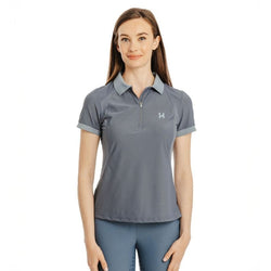Horseware Tech Polo Top Ladies Stretch Breathable Wicking Sport Technical Shirt