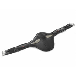 Selleria Equipe Kevlar Stud Protector Girth With Carabiner Clip GH31 Black/Brown
