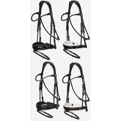 LeMieux Kudos Patent Dressage Bridle Shaped Padded Comfort Monocrown Black/Brown