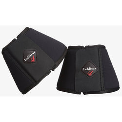 LeMieux Soft Shell Neoprene OverReach Everyday Over Reach Bell Boots Black S-XXL
