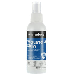 Animology Wound and Skin Spray Heals Soothes Cuts Grazes Stings and Bites 150ml