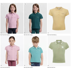 LeMieux Mini Polo Shirt Soft Comfy Little Kids Pique Jersey Riding Top Age 3-10