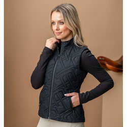 Horseware Ladies AA Alessandro Albanese Neve Monogram Quilted Gilet Body Warmer