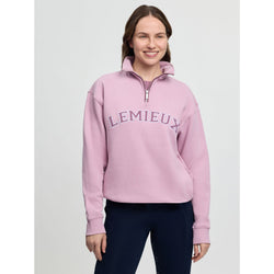 LeMieux Kelsie Quarter Neck Sweat Soft Brushed Fabric Ladies Varsity Jumper 6-18