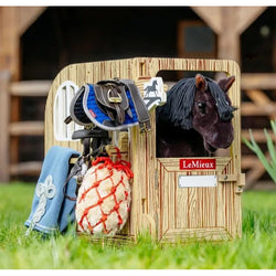 LeMieux Toy Pony Wooden Stable Set Racks and Hooks Storage Kids Toy Play Accessory