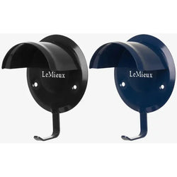 LeMieux Bridle Bracket Metal Headcollar Tidy Stable Yard Tack Hanger Black/Navy