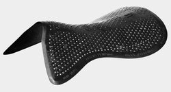 Horsena Dressage Slim Gel Pad Thin 4mm Non Slip Shock Absorbing Half Pad Black