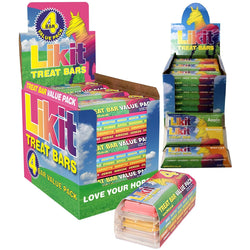 Likit Treat Bar Bulk Value Packs 24 or 4x9 Bars Mint Apple Carrot Cherry Banana