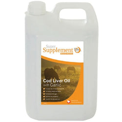 Super Codlivine Cod Liver Oil with Garlic Supplement Vitamins and Minerals 5 Litre