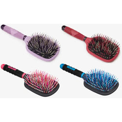 LeMieux Tangle Tidy Plus Mane and Tail Brush Wavy Cushion Detangler Horse Grooming