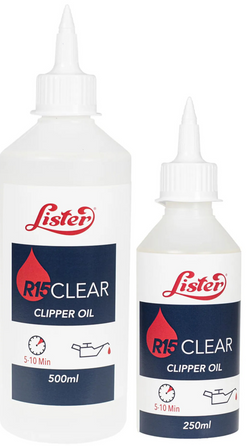Lister R15 Clipper Oil Keeps Clippers and Blades Cool Sharp and Lubricated 250ml