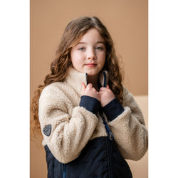 Horseware AA Childrens Lori Zip Through Borg Fleece Kids Warm Fleece Jacket 5-14