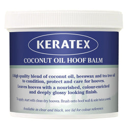 Keratex Coconut Oil Hoof Balm Beeswax and Tea Tree Oil Protect and Condition Hooves