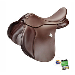 Bates All Purpose Heritage Adjustable GP General Purpose Saddle CAIR Black/Brown