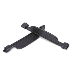 EcoRider Leather Blinkers Soft EcoLeather Touch Tape Fastening Cheek Black/Brown