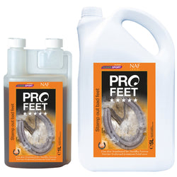 NAF Five Star ProFeet Liquid Hoof Feed Supplement Strong Healthy Hooves Biotin