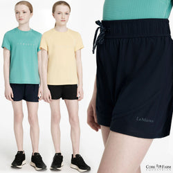 LeMieux Young Rider Penelope Shorts 2in1 Teens Kids Sports Yardwear Black/Navy