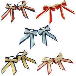 ShowQuest Competition Elasticated Piggy Bow And Tails Gold/Blue/Yellow/Red