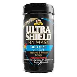 Absorbine UltraShield Fly Mask with Ears Fly Protection UV Rays Cob/Horse/Wblood