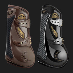 Veredus Grand Slam Carbon Gel Vento Airflow Cooling Tendon Boots Black/Brown M/L