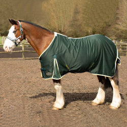 Gallop Summer Sheet Lightweight Stable Blanket With Satin Anti Rub Chest Green