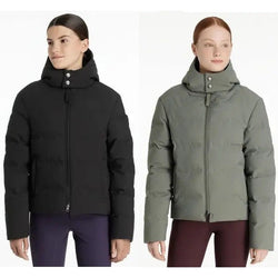 LeMieux Young Rider Daisy Waterproof Coat Hooded Down Fill Puffer Jacket 7-14