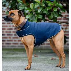 Horseware Waterproof Signature Dog Rain Coat 100g LightlyPadded Warm Jacket Navy