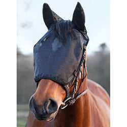 Equilibrium Net Relief Riding Mask UV Protection Fly Insect Blocker Black XS-XL