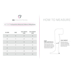 Hy Equestrian Manarola Children's Synthetic Long Riding Boots Kids Brown 10-1