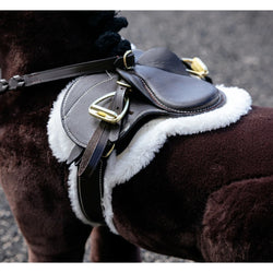 LeMieux Toy Pony Hunter Saddle Pad and Girth Kids Mini Play Fluffy Horse Tack Set