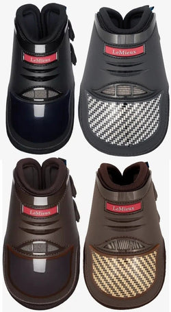LeMieux Exo-Flex Fetlock Boots Carbon Foam Rotating Strap Airflow Show Jumping