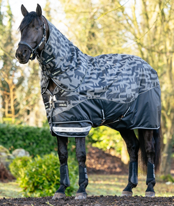 LeMieux Arika Reflective 100g Turnout Rug + Hood Light Ripstop 600d 4'9' - 7'3'