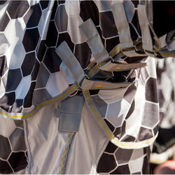 Equilibrium Field Relief Fly Rug Lightweight UV Protection Hexagon Print 5'6-7'0