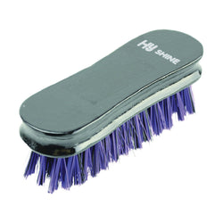 Hy Equestrian Wooden Face Brush With Soft PP Bristles Horse and Pony Grooming Tool