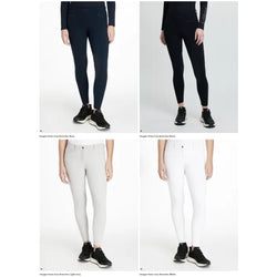 LeMieux Imogen Knee Grip Breeches Ladies Jumping Jodhpurs Grey/Navy/White UK6-18