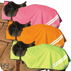 HyVIZ Reflective Flourescent Reflector Mesh Exercise Sheet Yellow/Pink/Orange