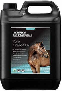 Science Supplements Pure Linseed Oil Conditioner Weight Gain Skin Coat 5 Litre