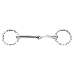 Sprenger Stainless Steel 14mm Single Jointed Bradoon Snaffle Bit 115-155mm 40202