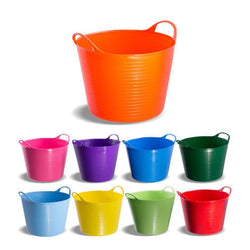 Faulks and Cox Red Gorilla Tubtrug 14 Litre Horse Feed Water Bucket Small Flexible
