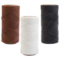 Imperial Riding Waxed Braiding Thread Mane Plaiting Reel 100m Black/Brown/White