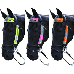 HyVIZ Hi-Vis Reflective Flourescent Bridle Set Browband/Cheek Yellow/PinK/Orange