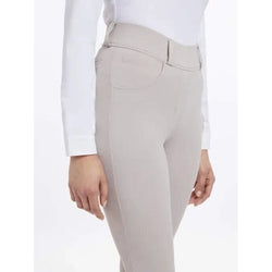 LeMieux Demi Pull On Breggings Ladies Seamless Full Seat Breeches Jodding Tights Beige UK12 SALE