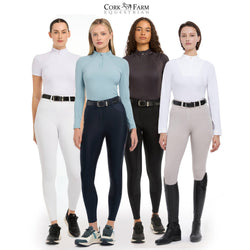 LeMieux Demi Pull On Breggings Ladies Seamless Full Seat Breeches Jodding Tights